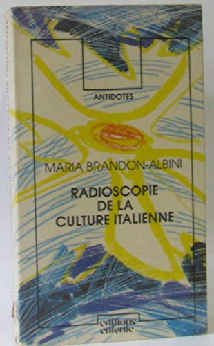 9782726600672: RADIOSCOPIE DE LA CULTURE ITALIENNE