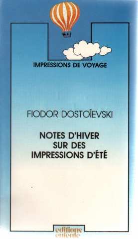 Imagen de archivo de Notes d'hiver sur des impressions d't a la venta por Ammareal