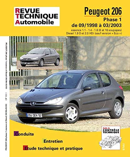 9782726810316: Peugeot 206 - phase 1 de 09-1998  03-2003
