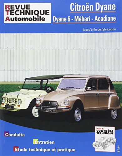 9782726827963: E.T.A.I - Revue Technique Automobile 279.6 - CITROEN DYANE/MEHARI/ACADIANE - 1970  1988