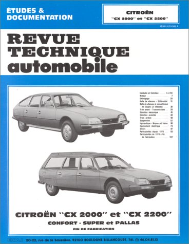 Rta 354.3 CitroÃ«n Cx 2000 et Cx 2200 (1973/1979) (French Edition) (9782726835432) by Etai