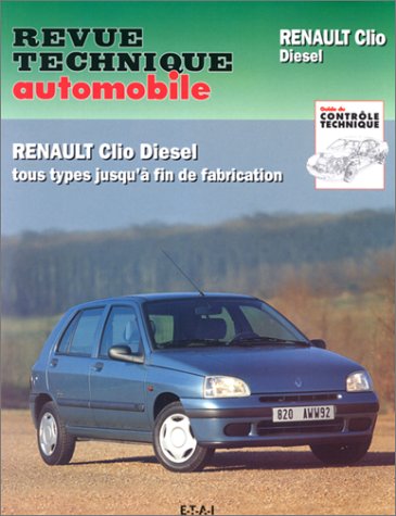 Imagen de archivo de Revue Technique Automobile, N 534.4. Renault Clio Diesel Tous Types Jusqu' Fin De Fabrication a la venta por RECYCLIVRE