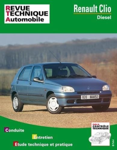 Stock image for Revue Technique Automobile, N 534.4. Renault Clio Diesel Tous Types Jusqu' Fin De Fabrication for sale by RECYCLIVRE