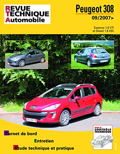 Peugeot 308 - 09-2007 > 04-2011 (9782726873151) by Etai