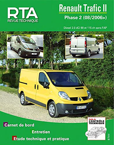 Beispielbild fr Revue Technique Automobile, N B755. Renault Trafic Ii Phase 2 Depuis 08/2006 2.0 Dci (90/115) zum Verkauf von RECYCLIVRE
