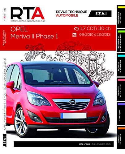 9782726879559: Opel Meriva YII 1.7 CDTI 110CHY(9/10 A12/13)