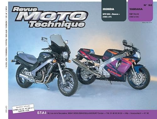 9782726890875: E.T.A.I - Revue Moto Technique 92.2 - HONDA NTV 650
