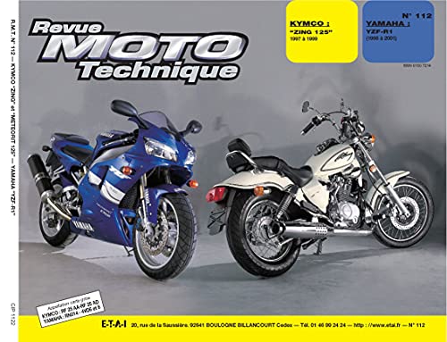 RMT 112.2 KYMCO 125/YAMAHA R1 (9782726891568) by Etai