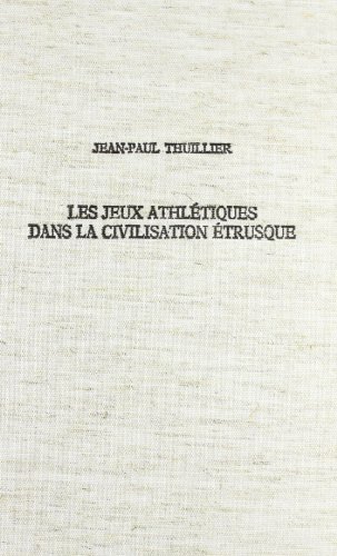 Beispielbild fr Les jeux Athletiques dans la Civilisation Etrusque. zum Verkauf von Antiquariat Dr. Rainer Minx, Bcherstadt