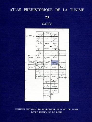9782728300921: Atlas prehistorique de la tunisie. 23. gabes