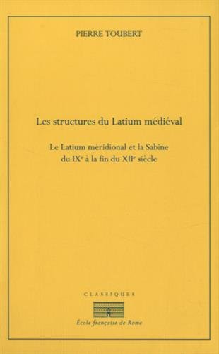 Imagen de archivo de Structures du latium mdival a la venta por Gallix