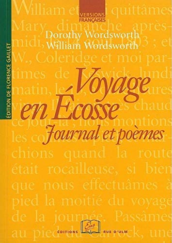Beispielbild fr Voyage En Ecosse : Journal Et Pomes zum Verkauf von RECYCLIVRE