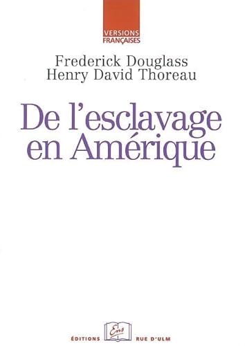 Beispielbild fr De l'esclavage en Amerique zum Verkauf von Librairie La Canopee. Inc.