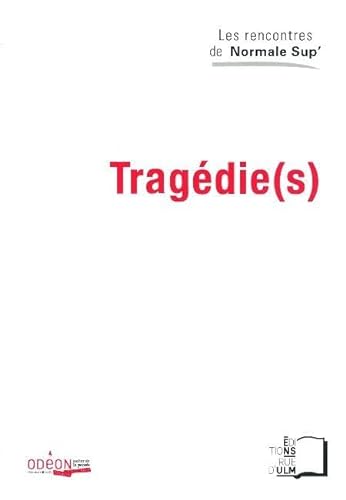9782728804405: Tragedie(S)