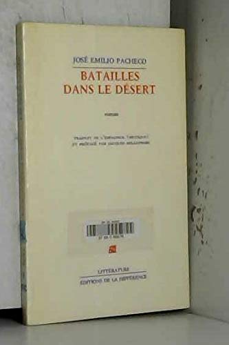 Imagen de archivo de Batailles dans le dsert a la venta por Ammareal