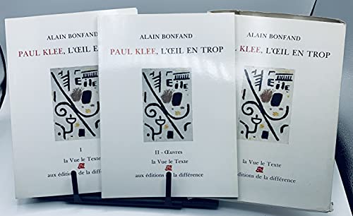 Beispielbild fr Paul Klee, l'oeil en trop (2 volumes) zum Verkauf von Ammareal