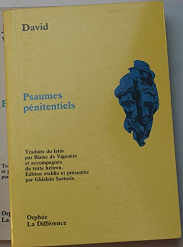 Beispielbild fr Psaumes pnitentiels (accompagns du texte hbreu) zum Verkauf von Ammareal