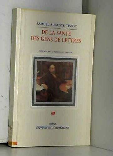 De la santé des gens de lettres