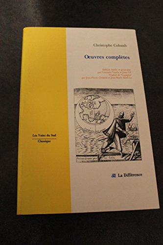 9782729108601: Oeuvres completes /christophe colomb 030995