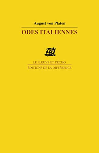 Beispielbild fr Odes italiennes: Pomes zum Verkauf von Ammareal