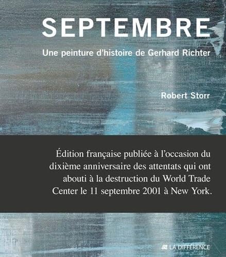 Septembre - Une peinture d'histoire de Gerhard Richter (9782729119454) by STORR ROBERT