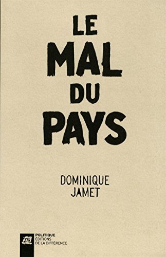 Stock image for Le Mal du Pays for sale by medimops