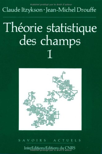 Stock image for Th orie statistique des champs for sale by Le Monde de Kamlia