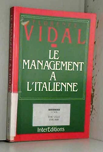 Stock image for Le Management  l'italienne for sale by medimops