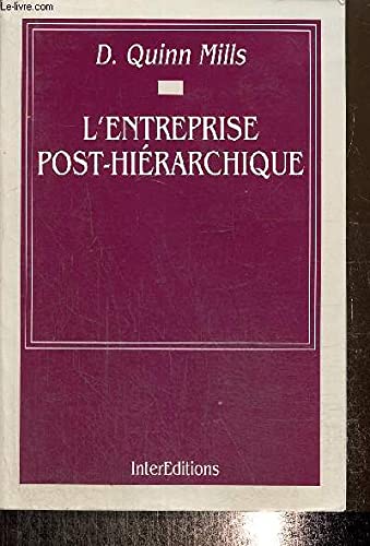 Stock image for L'entreprise post hierarchique for sale by Librairie Th  la page