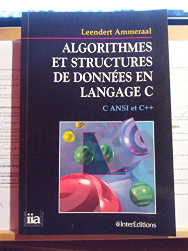 Stock image for Algorithmes et structures de donnes en langage C for sale by Ammareal