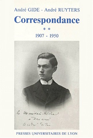 9782729703592: CORRESPONDANCE ANDRE GIDE RUYTERS T2. CORRESPONDANCE 1907-1950