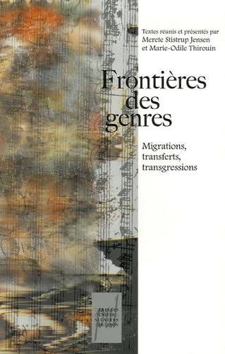 9782729707750: Frontires des genres: Migrations, transferts, transgressions