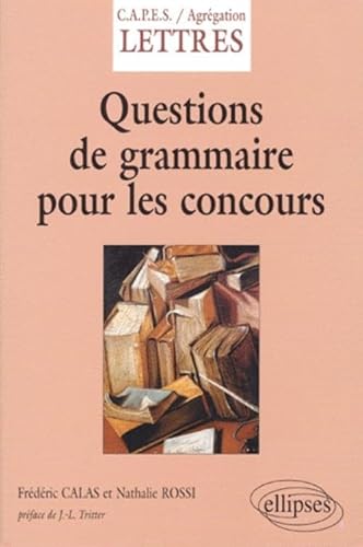 Beispielbild fr Questions De Grammaire Pour Les Concours zum Verkauf von RECYCLIVRE