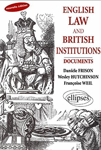 Beispielbild fr English Law and British Institutions zum Verkauf von Ammareal