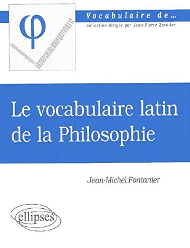 Stock image for Le vocabulaire latin de la philosophie for sale by medimops