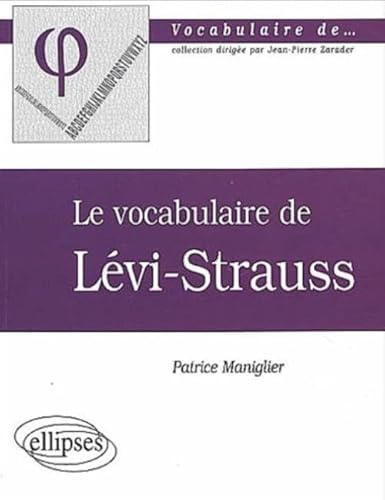 Beispielbild fr Le vocabulaire de Lvi-Strauss zum Verkauf von medimops