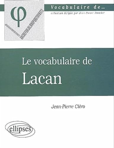 9782729810825: Le vocabulaire de Lacan
