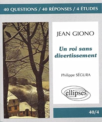 Imagen de archivo de Giono, Un roi sans divertissement a la venta por medimops