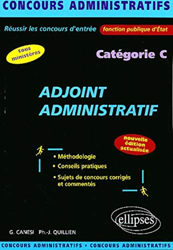 Imagen de archivo de Adjoint administratif catgorie C a la venta por Ammareal