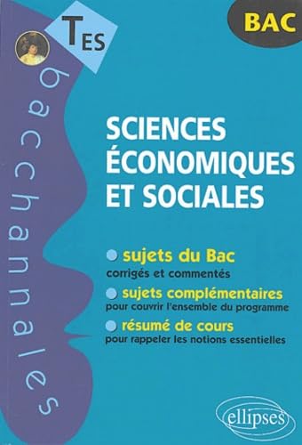 Beispielbild fr Sciences conomiques et sociales Tle ES zum Verkauf von Librairie Th  la page