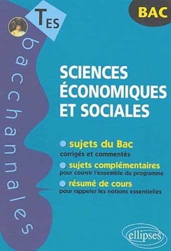 Stock image for Sciences conomiques et sociales Tle ES for sale by Librairie Th  la page