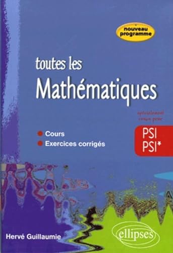 Beispielbild fr Toutes les mathmatiques PSI-PSI* zum Verkauf von medimops