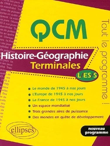 Beispielbild fr QCM Histoire-Gographie Tles L, ES, S zum Verkauf von medimops