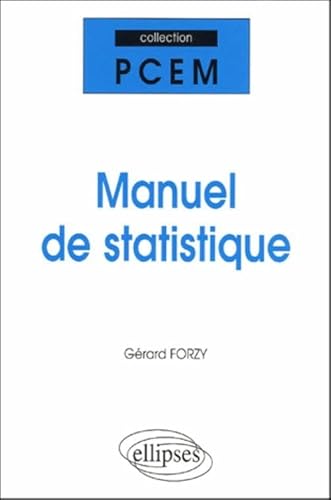 Stock image for Manuel de Statistique for sale by Ammareal