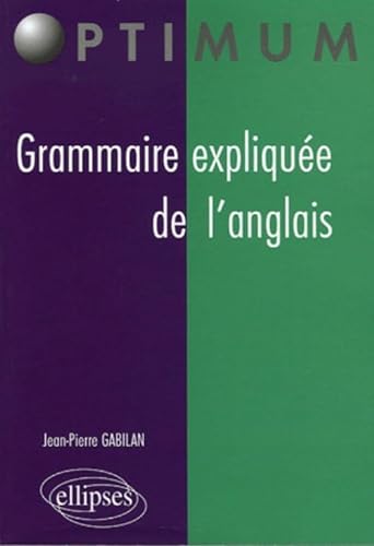 Stock image for Grammaire explique de l'anglais for sale by medimops