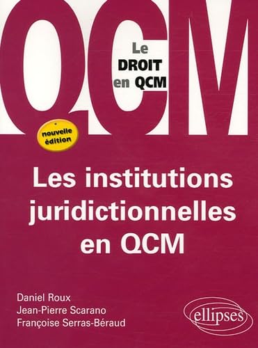 Stock image for Les institutions juridictionnelles en QCM for sale by Ammareal