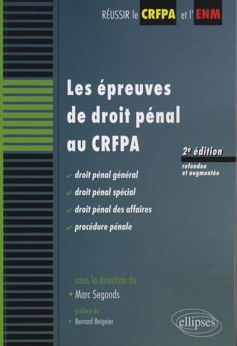 Beispielbild fr Les preuves de droit pnal au CRFPA zum Verkauf von Ammareal