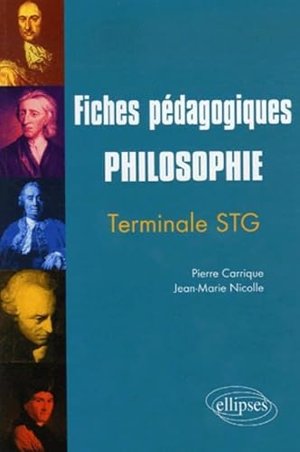 Stock image for Philosophie Tle STG : Fiches pdagogiques for sale by Ammareal