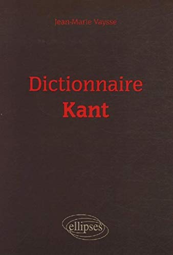 Stock image for Dictionnaire Kant for sale by Gallix