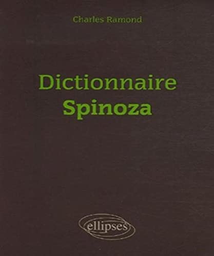 Stock image for Dictionnaire Spinoza for sale by medimops